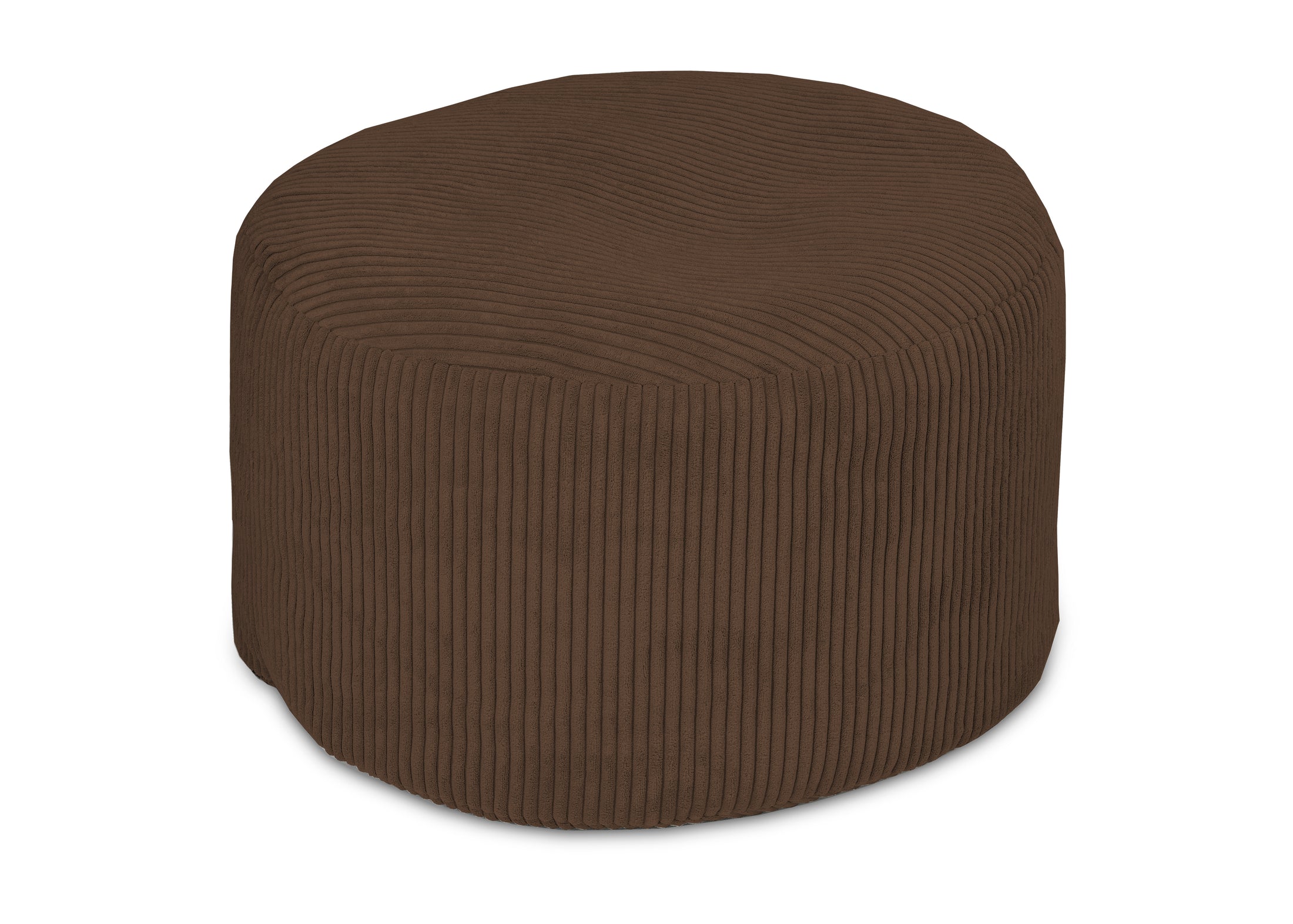 Round pouffe footrest