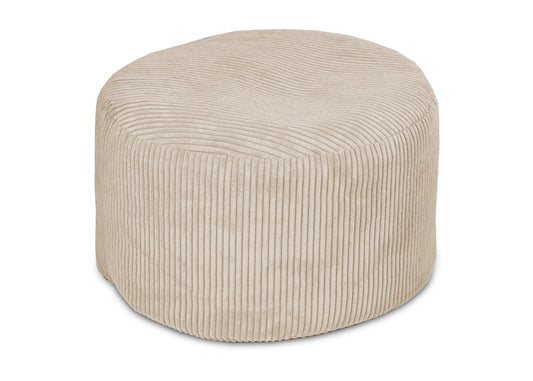 Round pouffe footrest