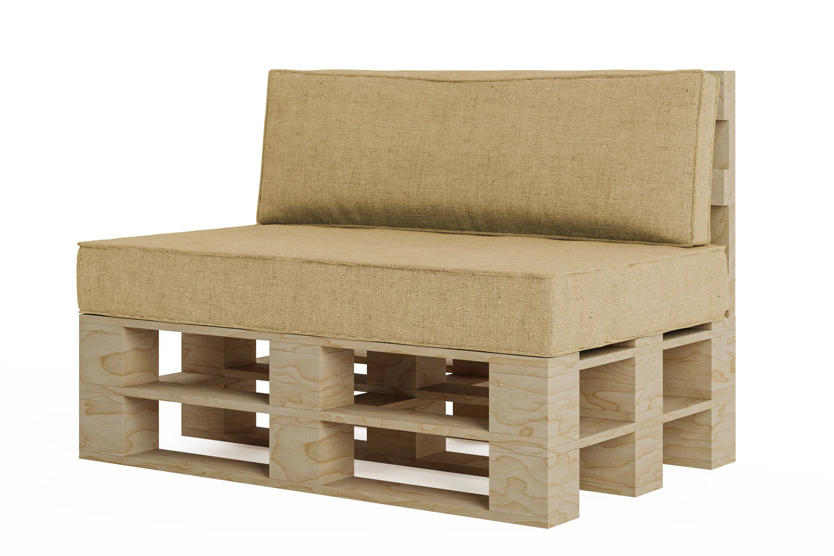 Classic garden cushions for EU pallet furniture