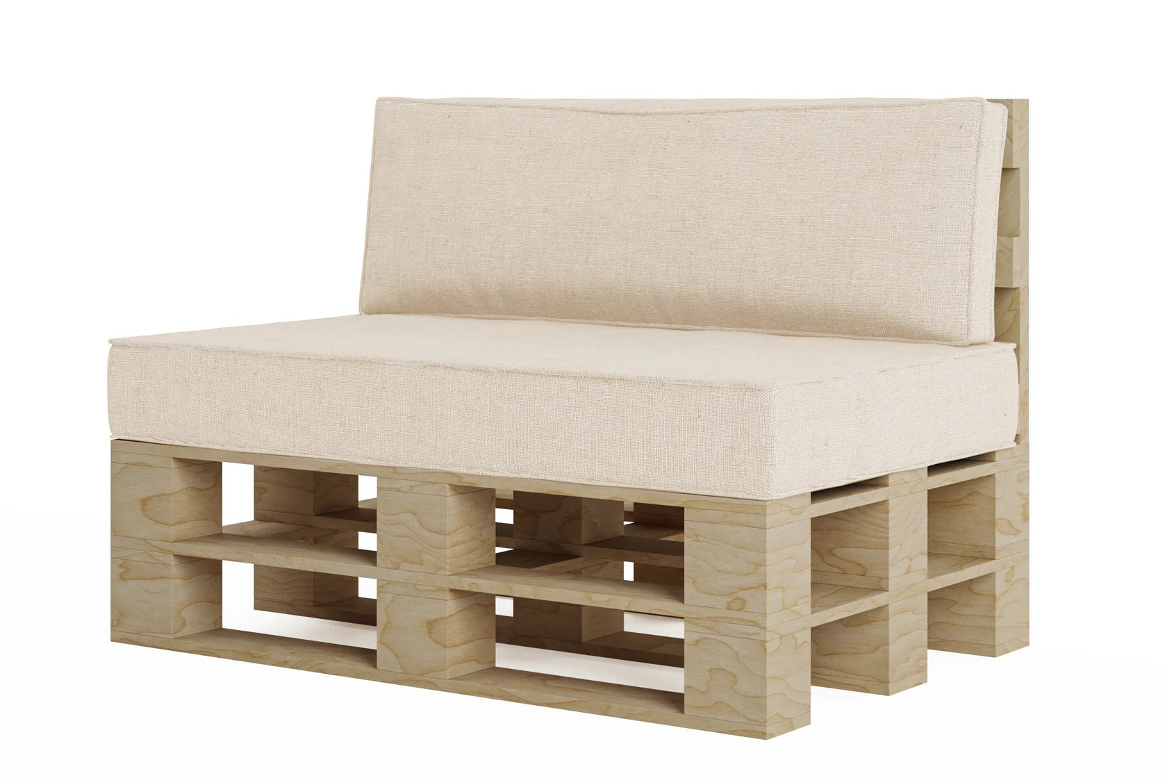 Classic garden cushions for EU pallet furniture