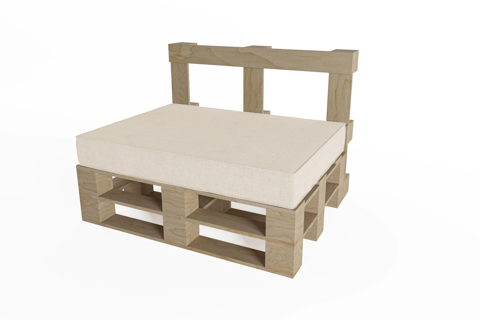 Classic garden cushions for EU pallet furniture