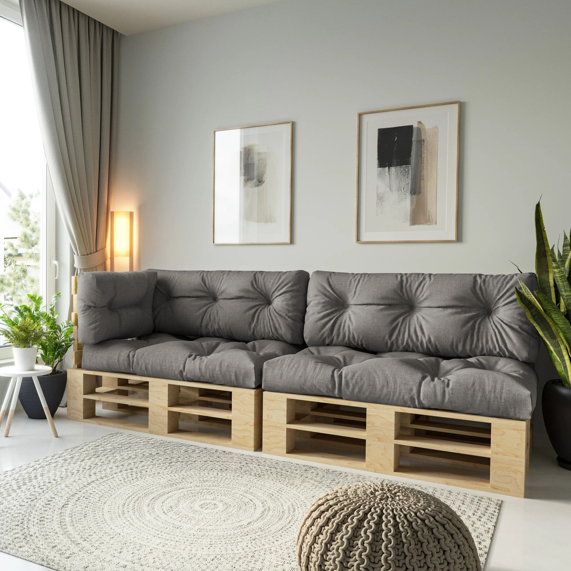 Garden cushions for EU pallet furniture -  OSLO