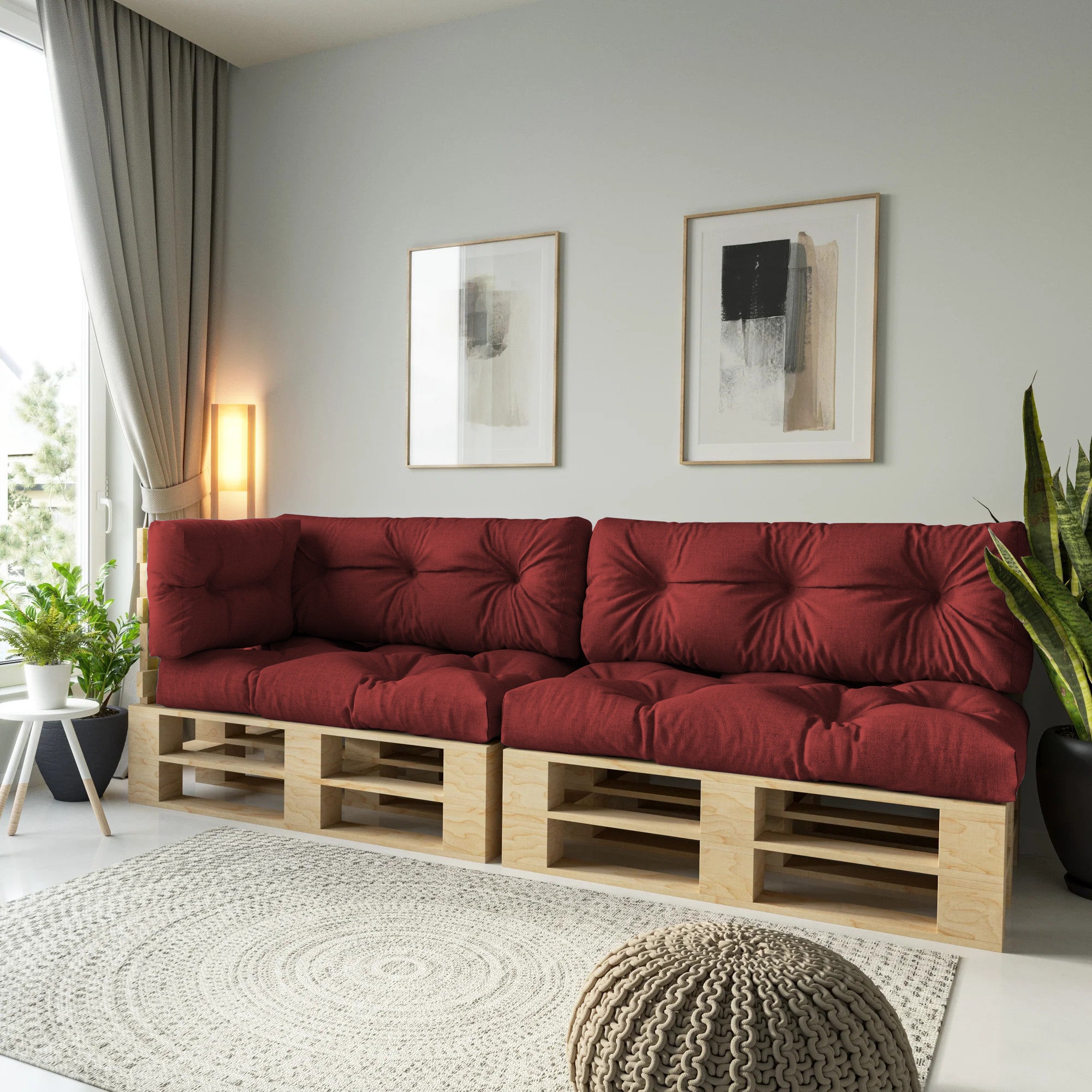 Garden cushions for EU pallet furniture -  OSLO