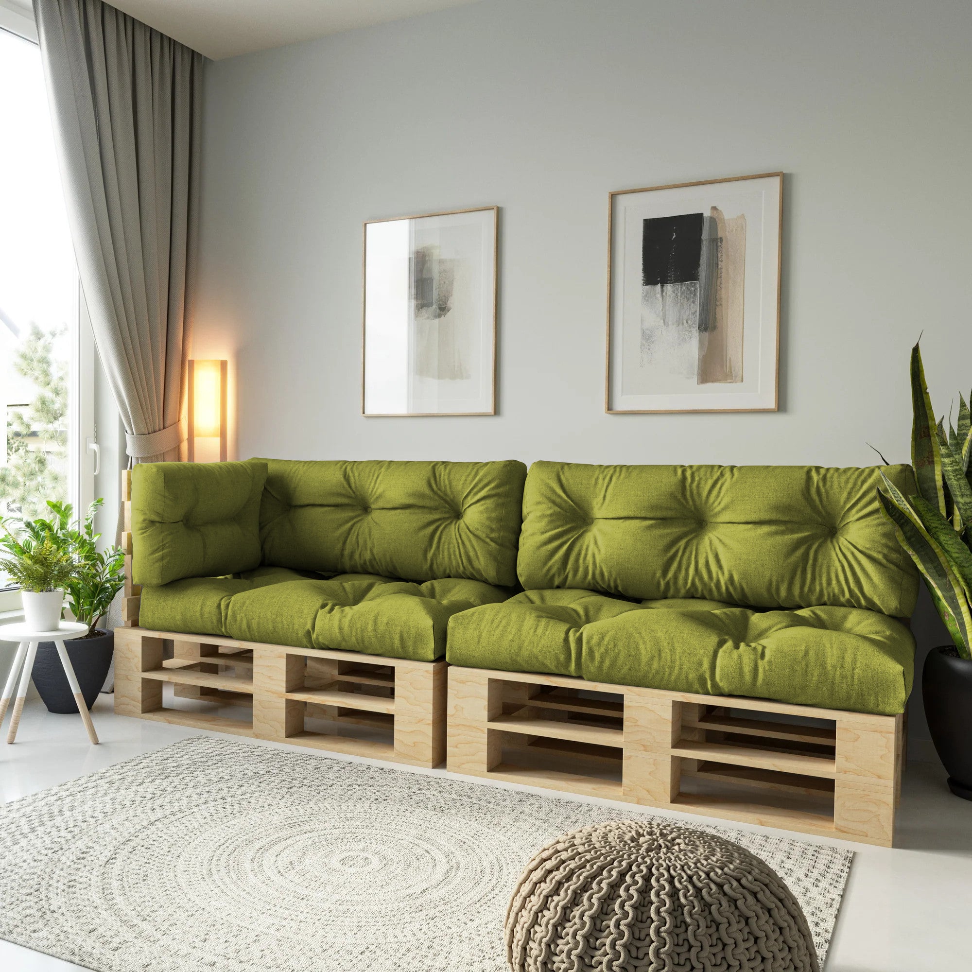 Garden cushions for EU pallet furniture -  OSLO