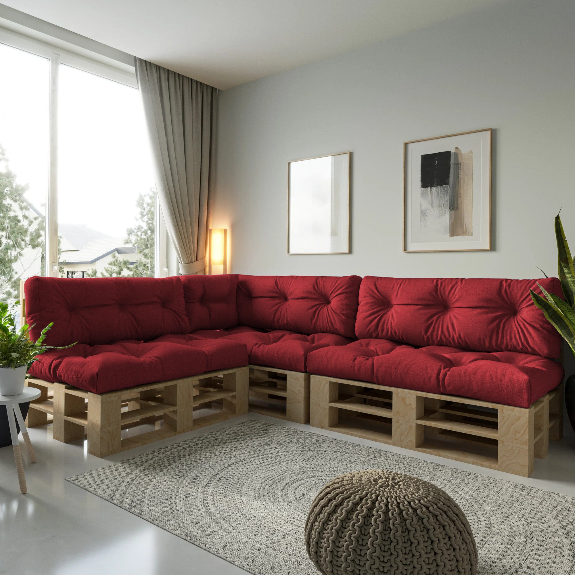 Garden cushions for EU pallet furniture -  OSLO