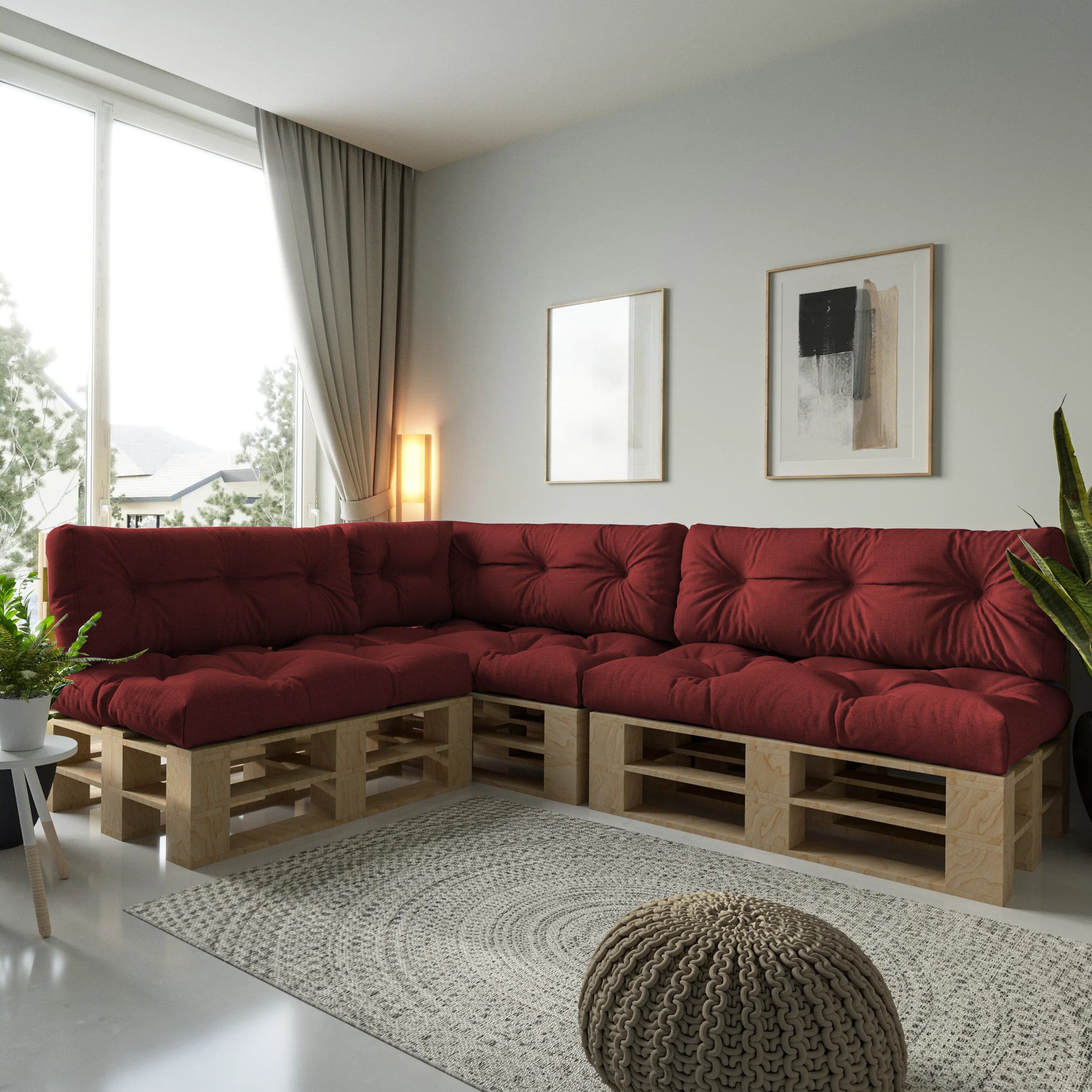 Garden cushions for EU pallet furniture -  OSLO