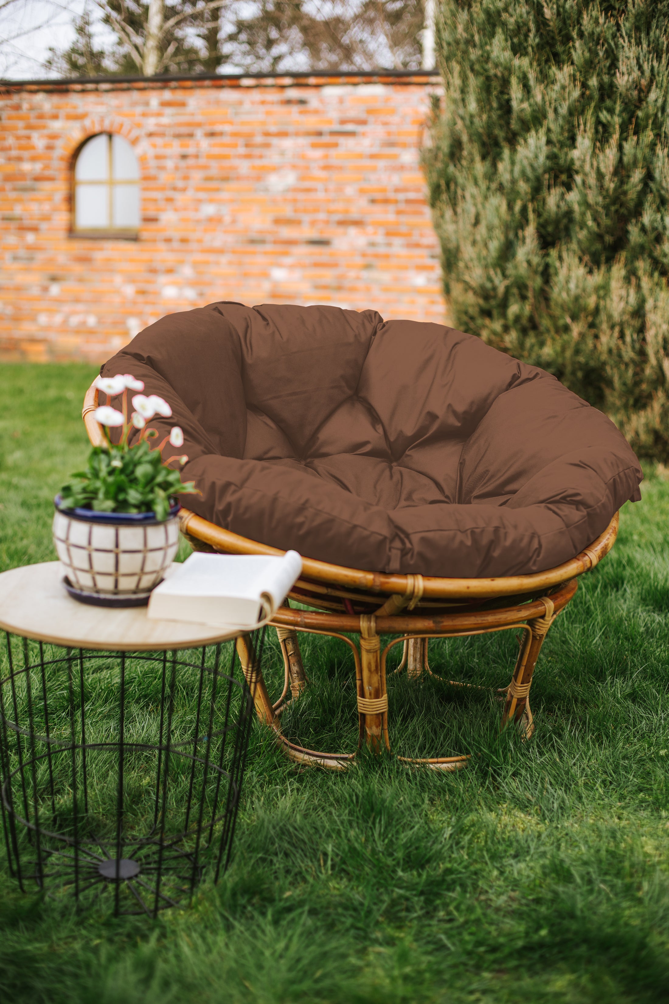 Round cushion for PAPASAN waterproof