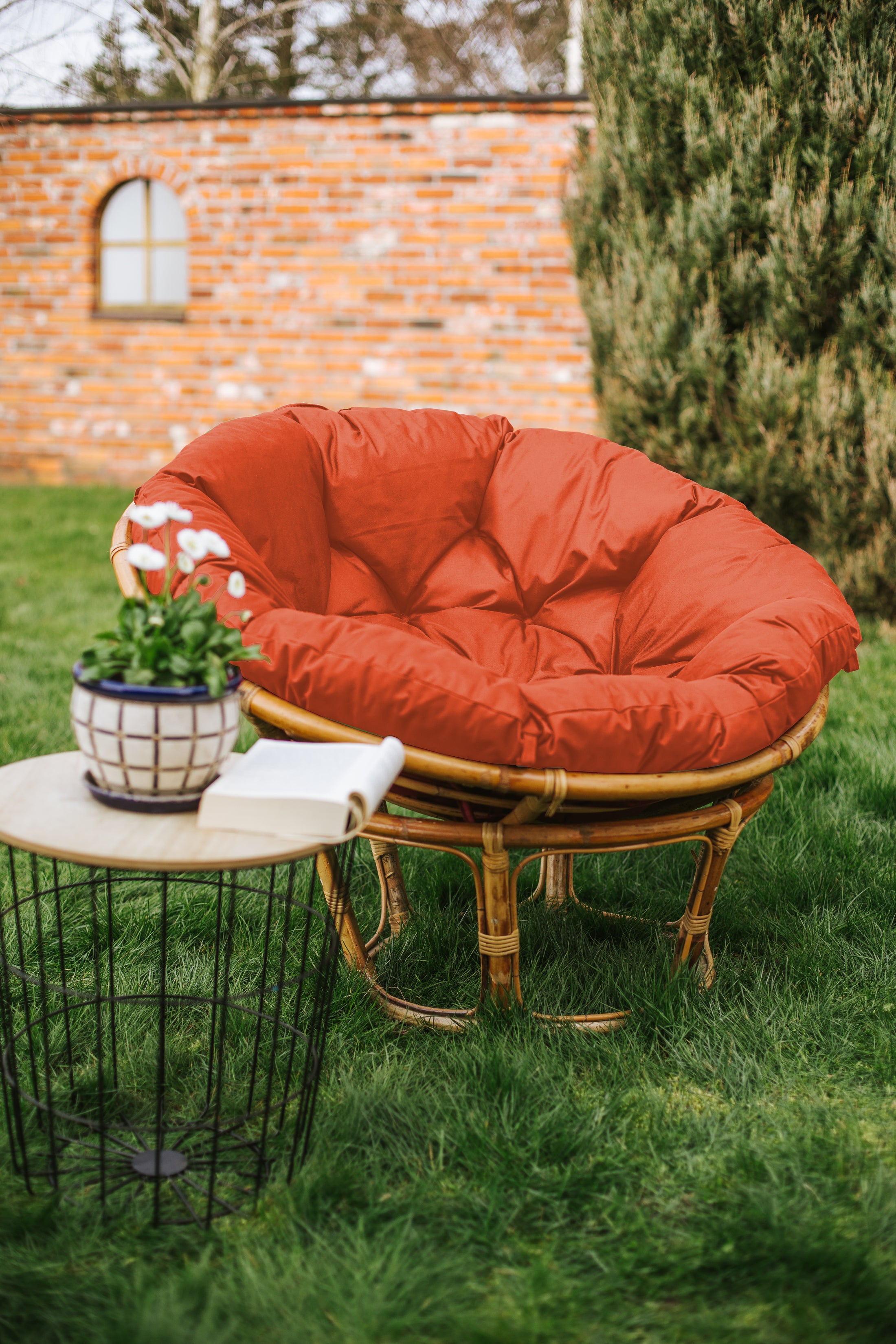 Round cushion for PAPASAN waterproof