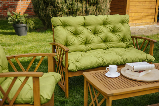 Quilted bench cushion