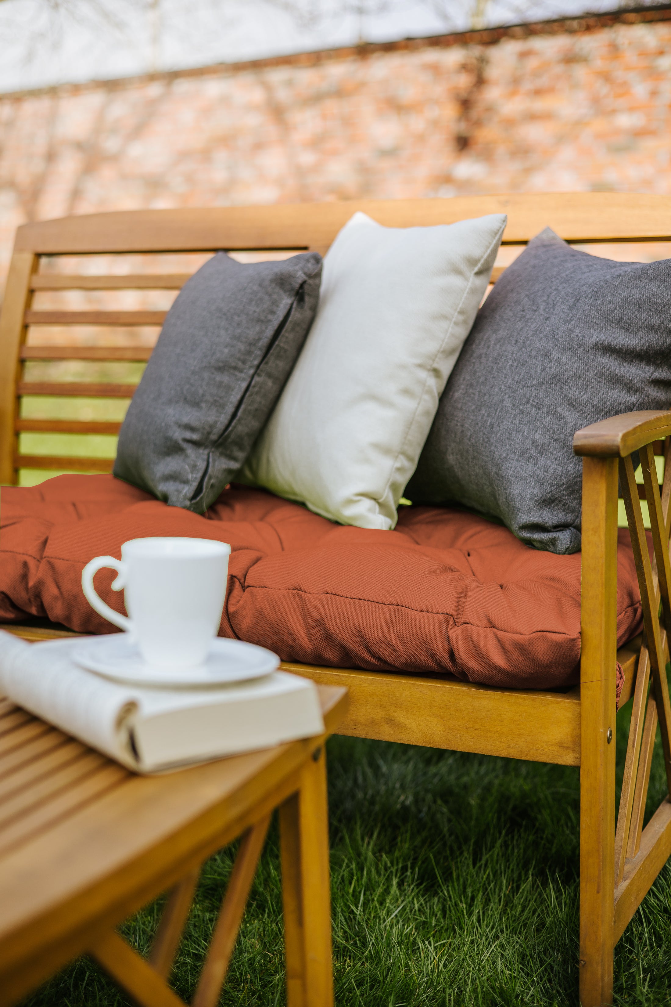 Quilted bench cushion - RELAX