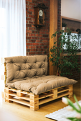 Load image into Gallery viewer, Pallet cushion - quilted
