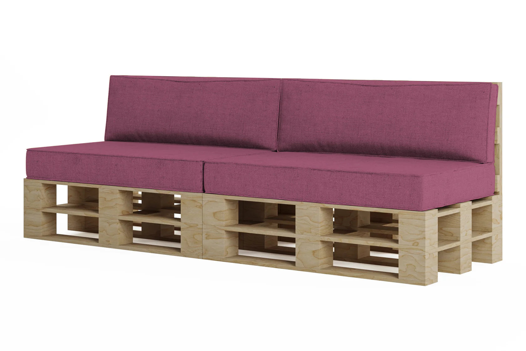 Classic garden cushions for EU pallet furniture