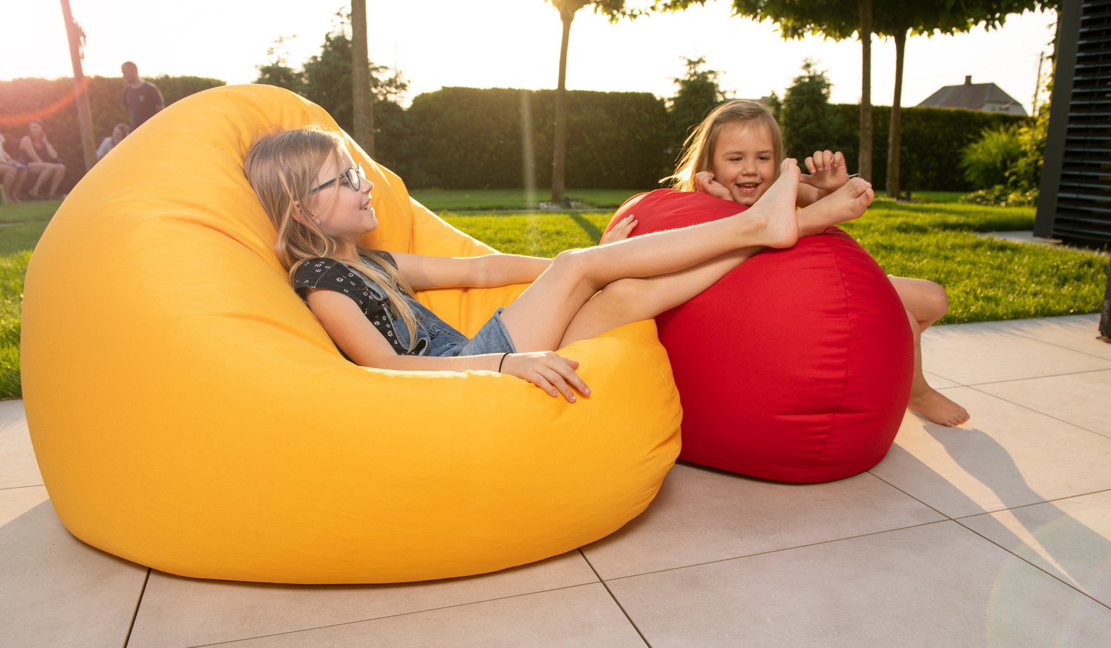 Water resistant Oxford fabric Pouffe beanbag