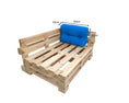 Load image into Gallery viewer, Garden cushions for EU pallet furniture OSLO - UV resistant
